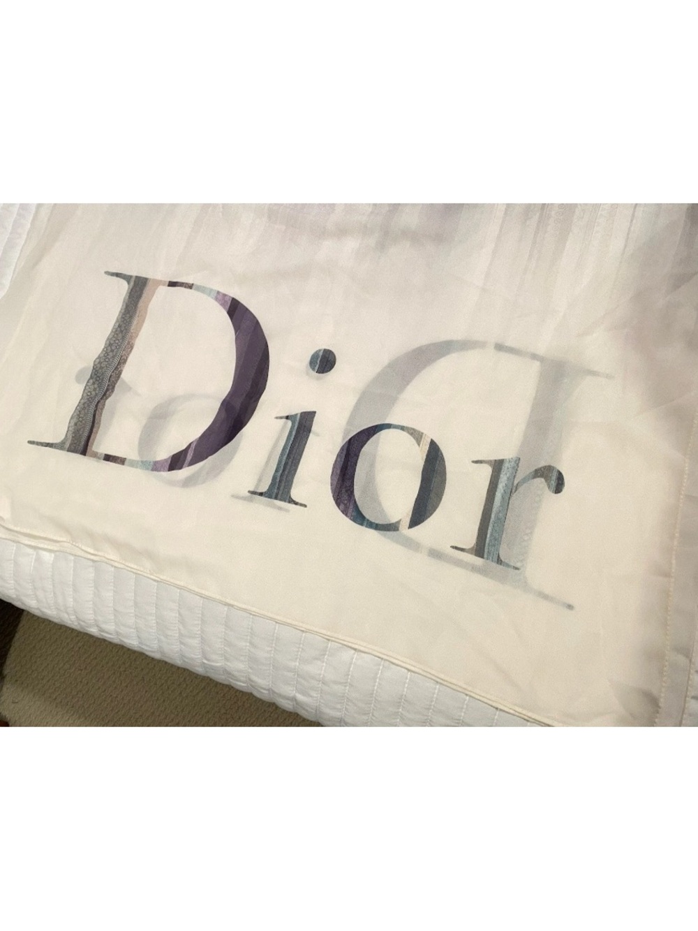 Christian Dior logo gauzy scarf - Picture 3 of 5